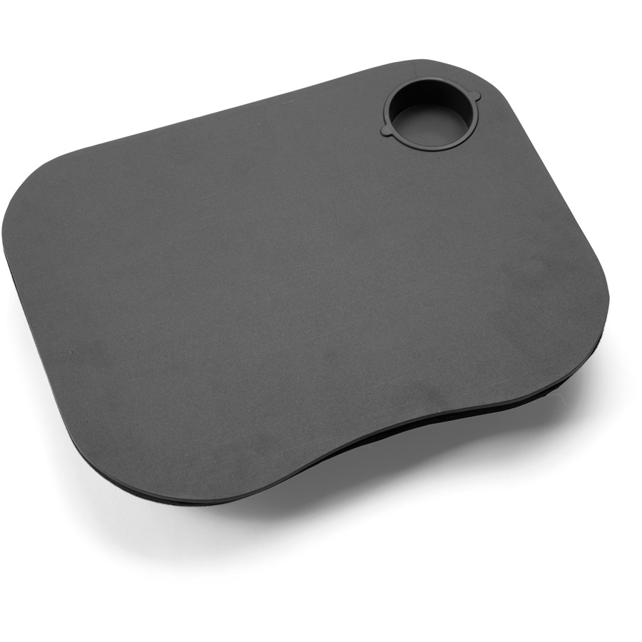 Wooden foam padded laptop tray with a...