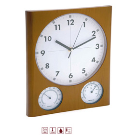 RELOJ HIDRO TERMO SIMIL MADERA