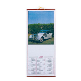 CALENDARIO PERGAMINO AUTOMOVIL