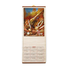 CALENDARIO MADERA BODEGON