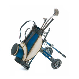 CARRITO GOLF DE ACERO
