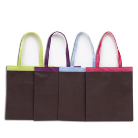 BOLSA NON WOVEN CHOCOLATE AZUL