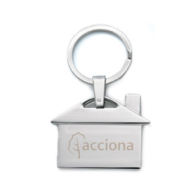 LLAVERO CASA CHROME