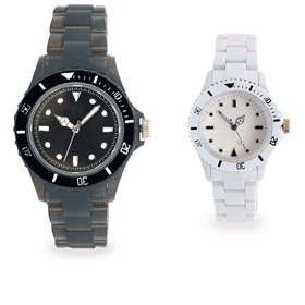 RELOJ CERAMICA PLAIN BLANCO