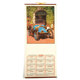 CALENDARIO PERGAMINO COCHE