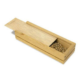 ESTUCHE MADERA PLUMIER VACIO