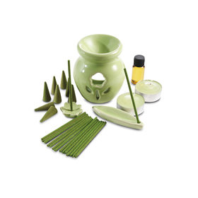 Set de aromaterapia con portavelas, 2...