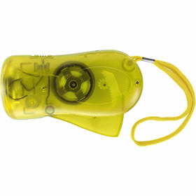 Linterna dinamo manual con 3 luces LE...