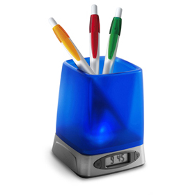 Cubilete con luz y pantalla LCD con r...