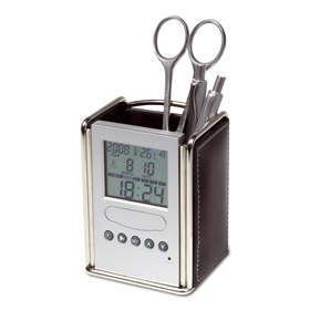 Cubilete con reloj, alarma, calendari...