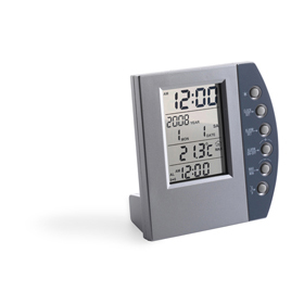 Reloj de sobremesa con alarma, calend...