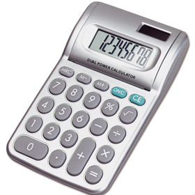 Calculadora dual con pantalla regulab...