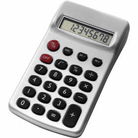 Clasica calculadora de bolsillo con 8...