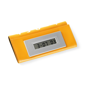 Calculadora enrollable con reloj, ala...