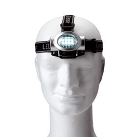 Linterna para la cabeza con 8 luces L...