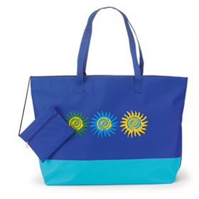 Bolsa de playa con monedero, cierre c...