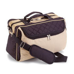 Bolsa de viaje bicolor con 2 comparti...
