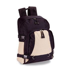 Mochila bicolor con 2 compartimientos...