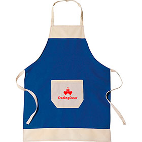 Delantal con bolsillo frontal