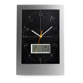 Reloj de pared con pantalla LCD con t...