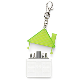 Estuche en forma de casa con 4 destor...
