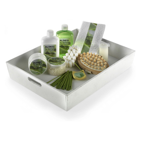 Set bienestar con sal y gel de baño, ...