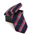 CORBATA CON CAJA RAYAS FUCSIA
