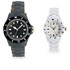 RELOJ CERAMICA PLAIN BLANCO