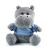 Hipopótamo de peluche sin camiseta