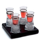 CHUPITOS CON BASE DE MADERA