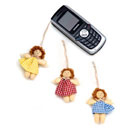 MUÑECO TELEFONO MOVIL AMARILLO