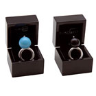 ANILLO ROUND BOLA AZUL