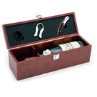 SET VINO MADERA RAIZ 1 BOTELLA