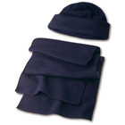 Set de gorro y bufanda polar