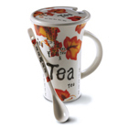 Taza de 300 ml con tapa y cucharita p...