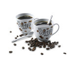 Juego de café para 2 personas con taz...