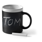 Taza de cerámica 300 ml con tiza