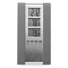 Reloj de sobremesa con alarma y termó...