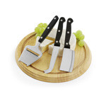 Tabla de madera con 3 utensilios en e...