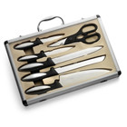 Maletín de aluminio con tapa transpar...