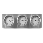 Reloj de pared con 3 esferas para ver...