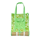 Bolsa de playa con esterilla de paja