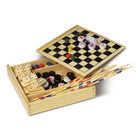 Set de 5 juegos con ajedrez, damas, d...