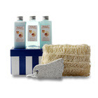 Set bienestar con gel de ducha, crema...