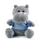 Hipopótamo de peluche sin camiseta