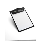 Portafolios con pinza y calculadora d...