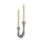 Candelabro de aluminio para 2 velas