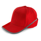 Gorra 5 paneles con ribete reflectant...