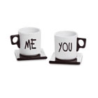 Set de café de 2 piezas Cuple