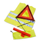 Chaleco y triángulo reflectante Safekit